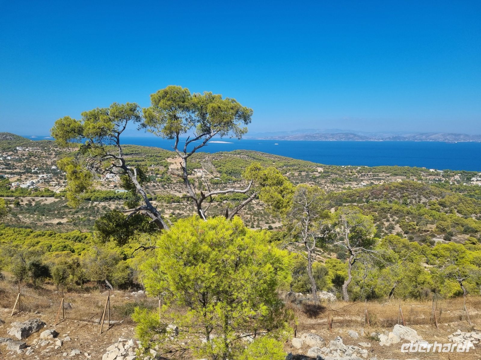 Insel Aegina - Ausbick vom Aphaia-Tempel