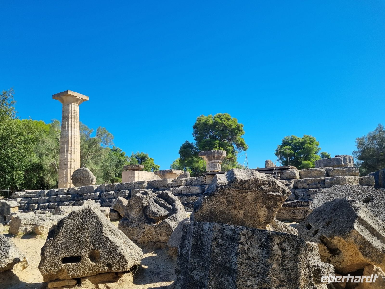 Olympia - Säule des Zeus-Tempels