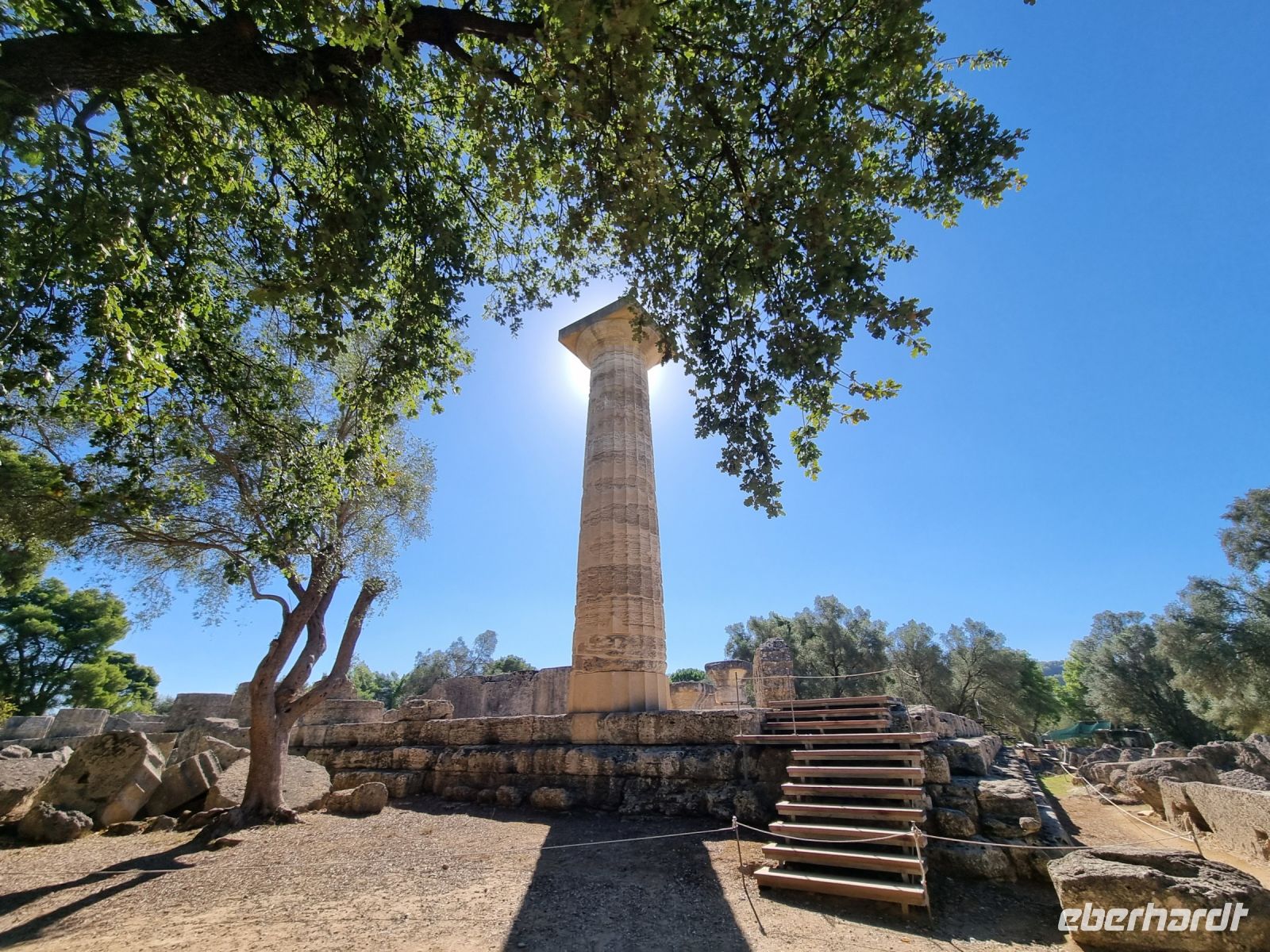 Olympia - Säule des Zeus-Tempels