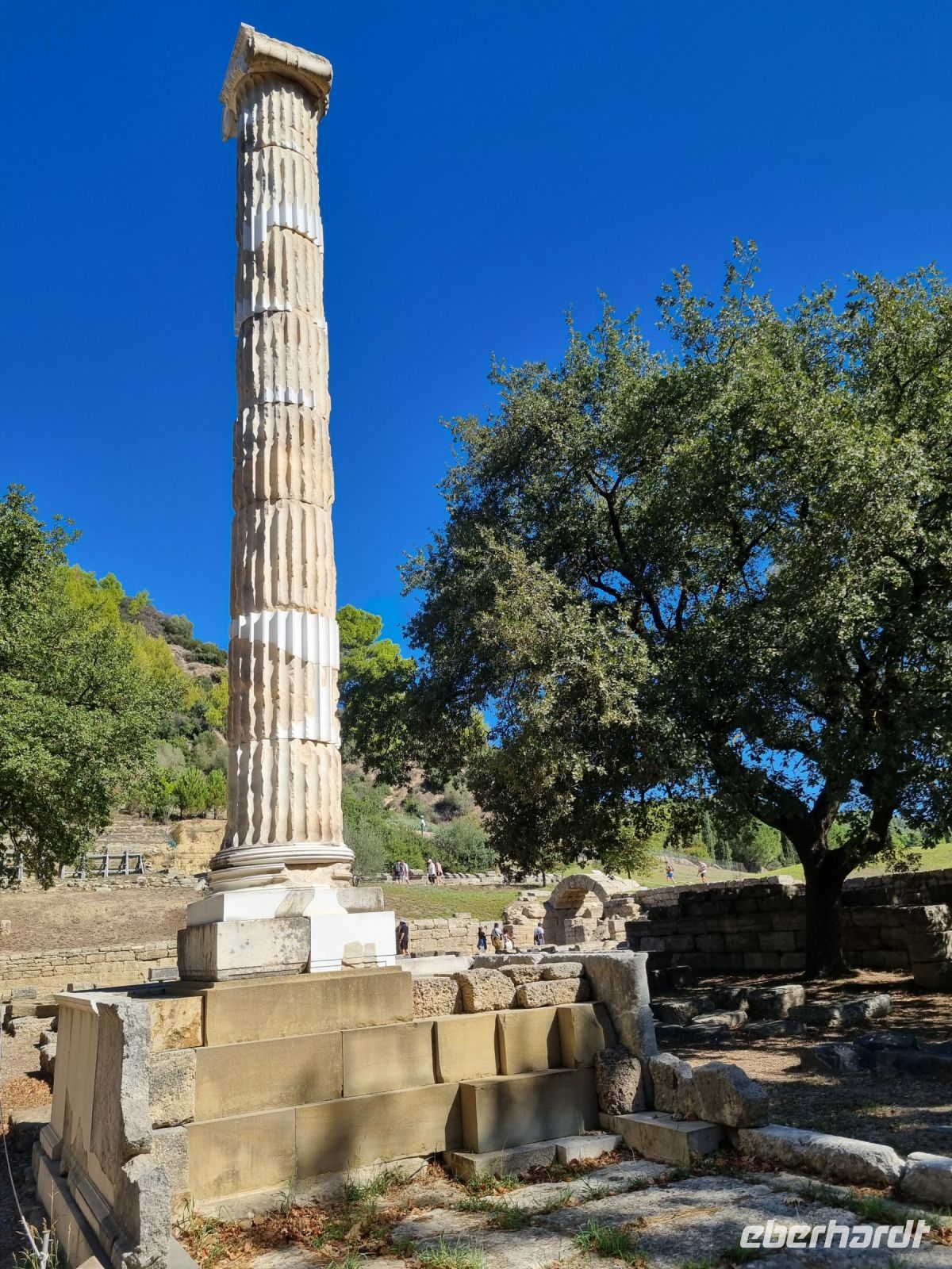 Olympia - Votivmonument des Ptolemaios II