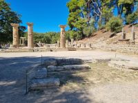 Olympia - Stelle der Entzündung des Olympischen Feuers mit Hera-Tempel