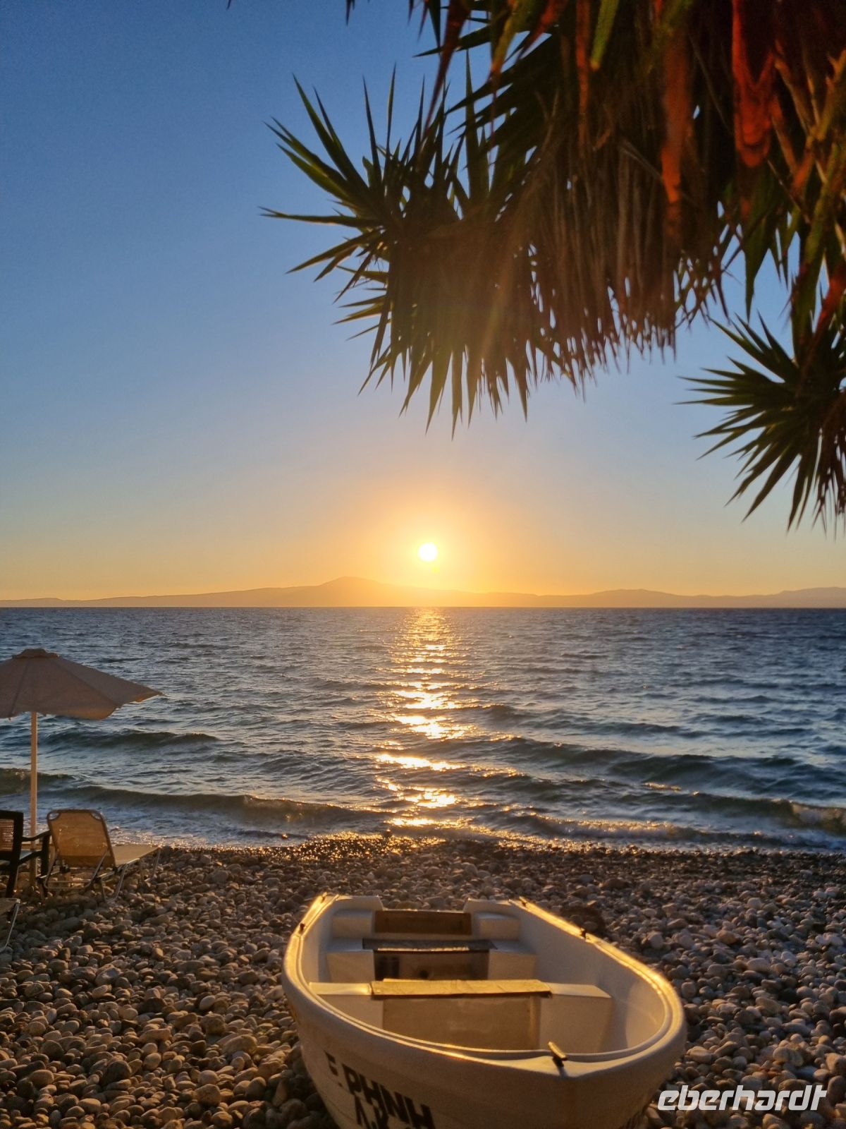 Sonnenuntergang am Golf von Kalamata 