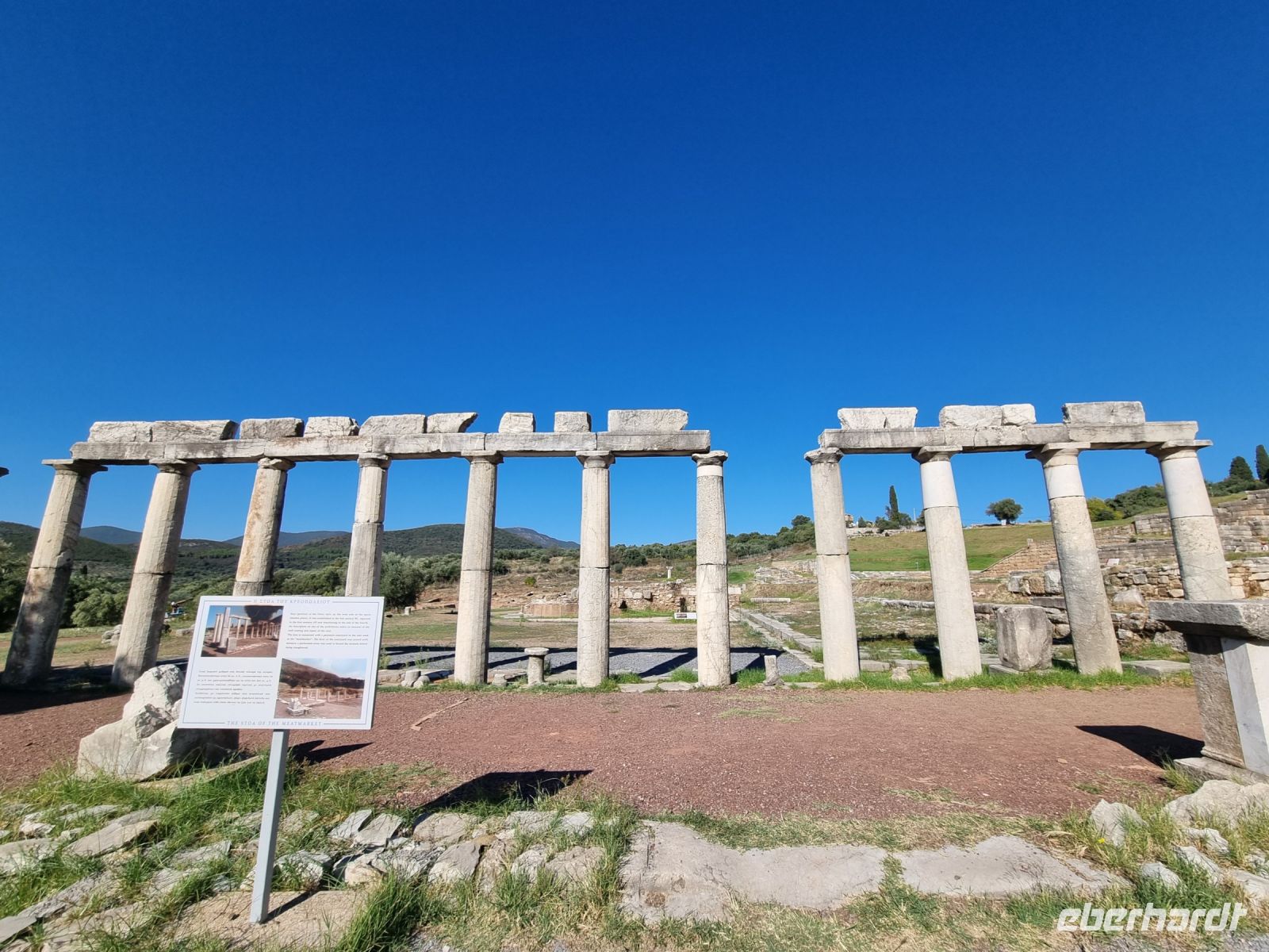 Messene - Säulenhalle des Fleischmarktes