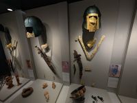 Museum Pella - Goldmasken und Weihgaben der Gladiatoren