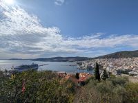 Kavala - Hafen- & Stadtpanorama von der Burg