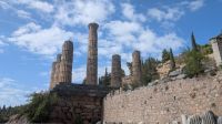 Archäologische Stätte Delphi - ehemaliger Tempel