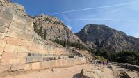 Archäologische Stätte Delphi - Blick auf den Hang