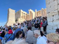 Auf den Weg zur Akropolis