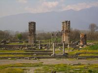 Basilika B hinter dem Forum in Philippi