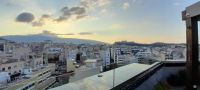 Athen Blick von Hotel-Terrasse