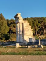 Rekonstruktion in der Ausgrabung Epidaurus