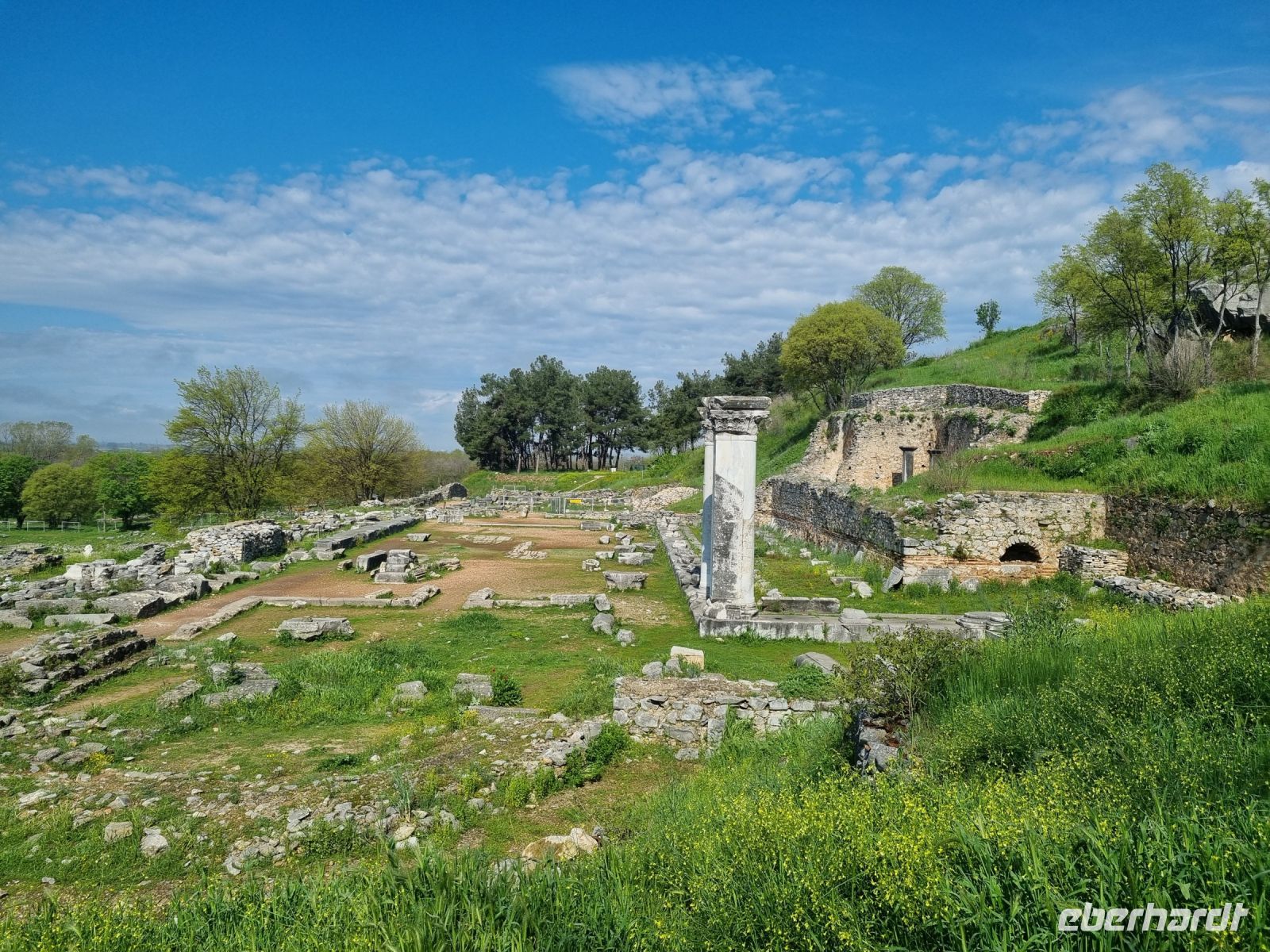 Archäologische Zone in Philippi (Basilika A)