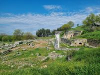 Archäologische Zone in Philippi (Basilika A)