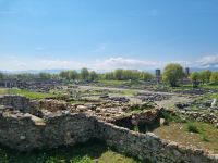 Archäologische Zone in Philippi (Agora bzw. Forum)