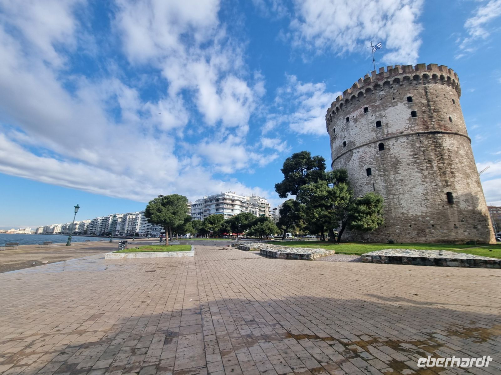 Thessaloniki - Weißer Turm mit Neuer Promenade