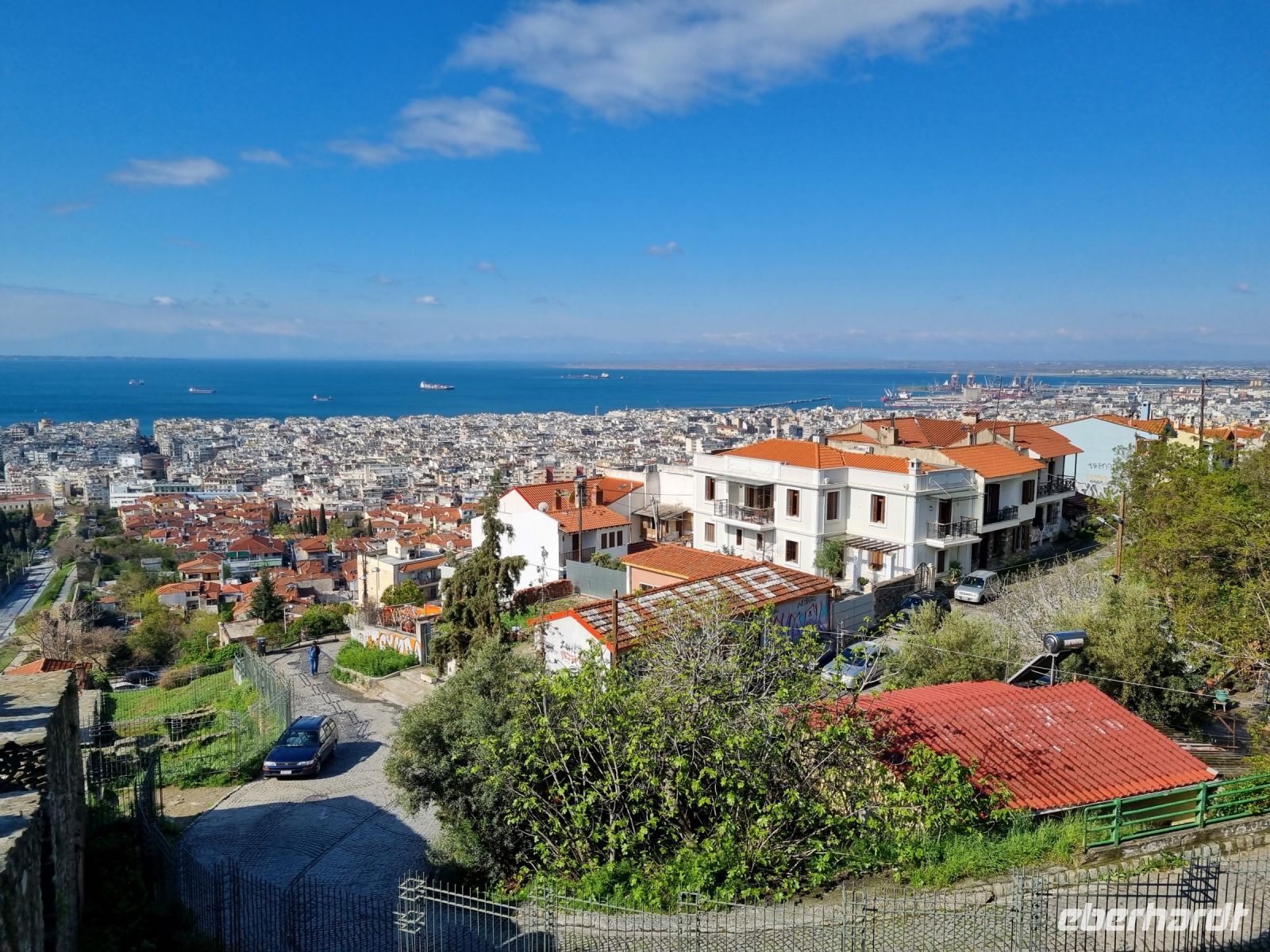 Thessaloniki - Ausblick von der Zitadelle