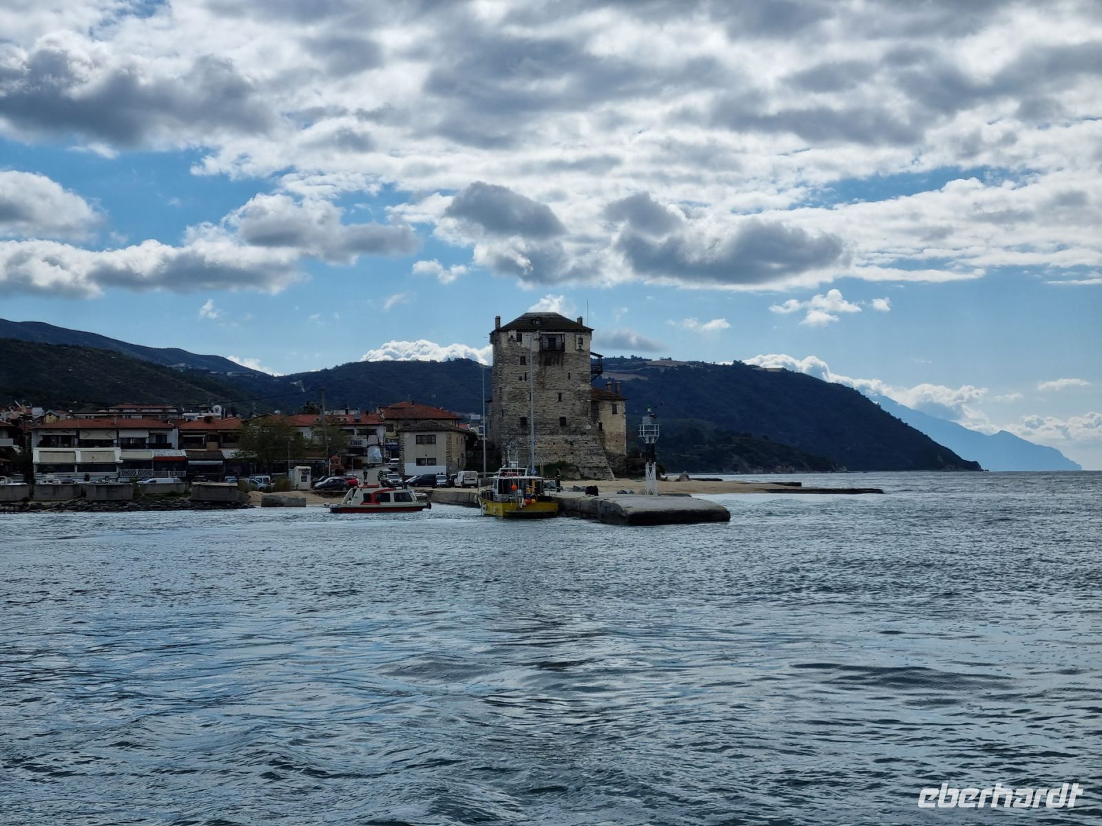 Ouranoupolis - Schifffahrt zum Berg Athos...