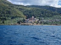 Schifffahrt zum Berg Athos - Kloster Dochiariou 