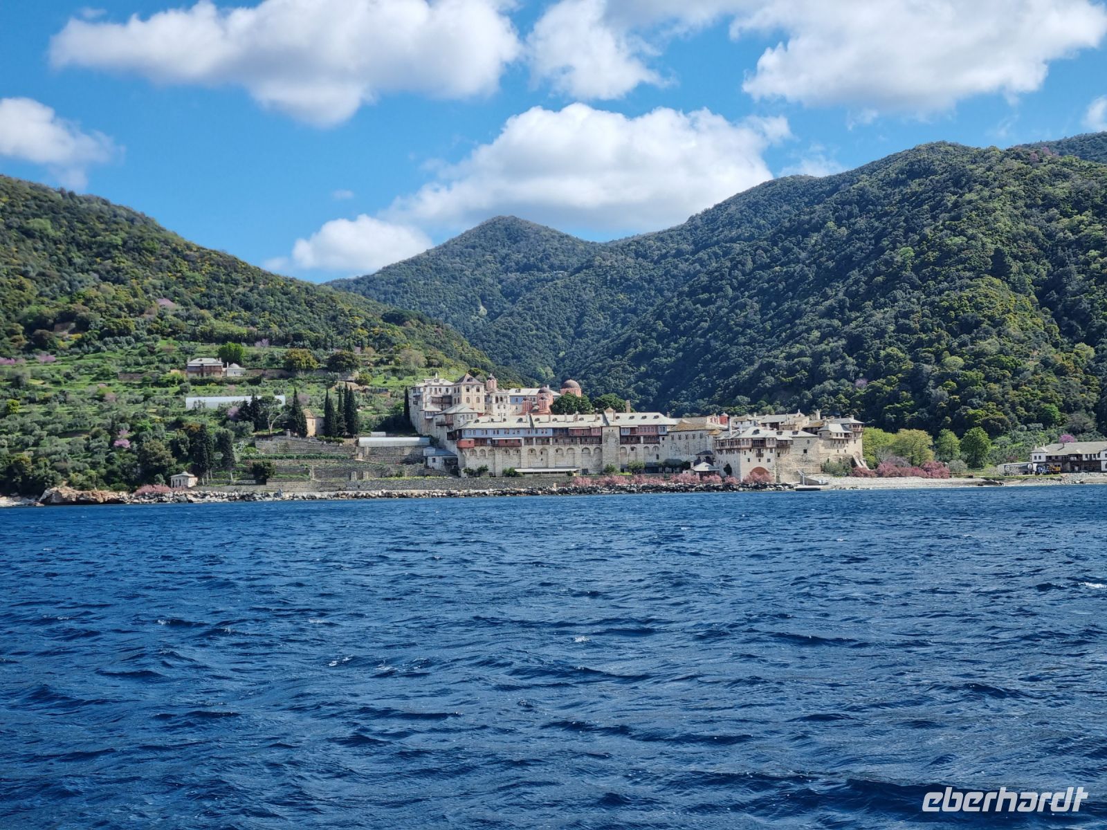 Schifffahrt zum Berg Athos - Kloster Xenophontos