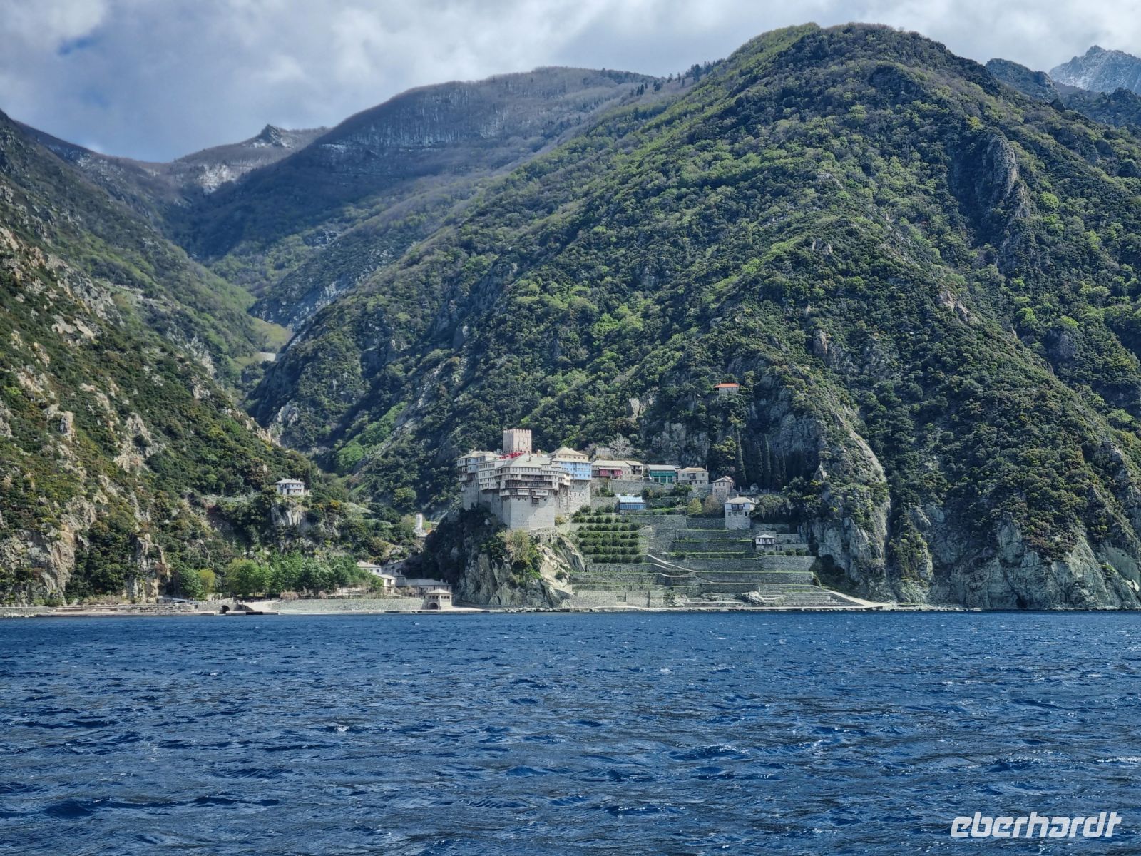 Schifffahrt zum Berg Athos - Kloster Dionysiou 