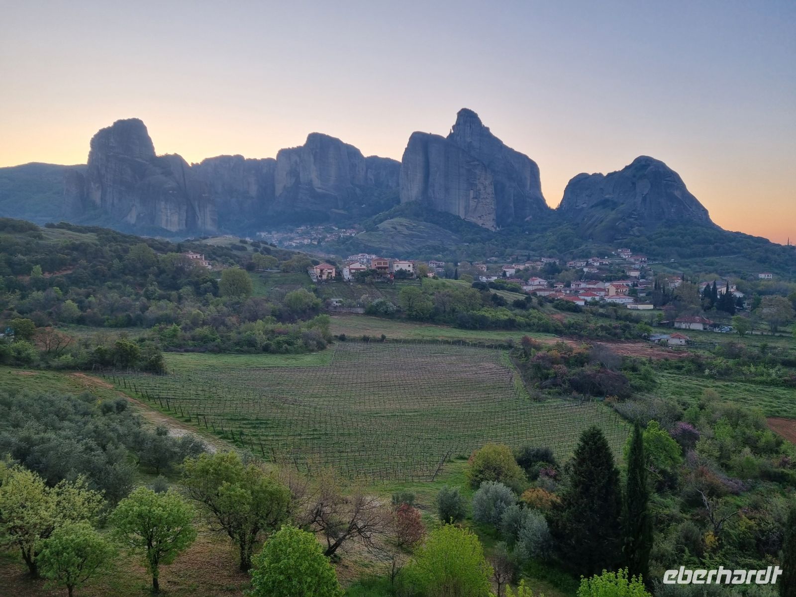 Morgenstimmung an den Meteora-Felsen...