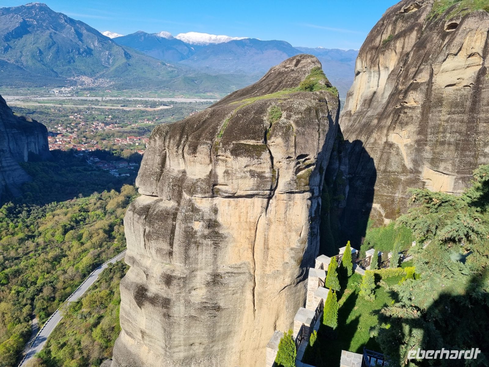 Meteora-Felsen - Ausblick vom Kloster Varlaam