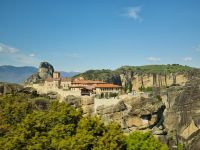 Meteora-Felsen - Kloster der heiligen Dreifaltigkeit