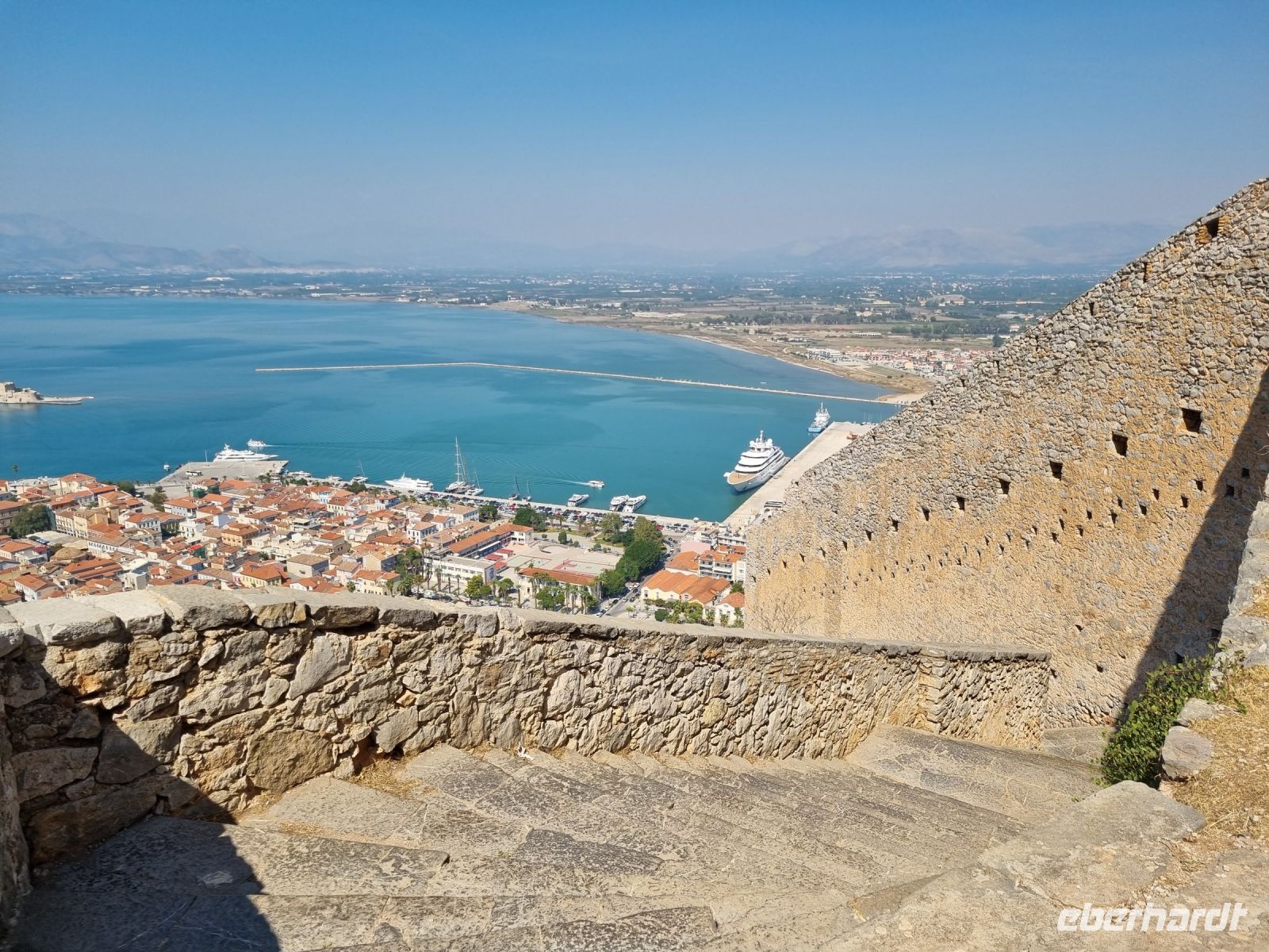 Nafplio (Nauplia) - Ausblick von der Festung Palamidi