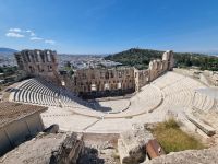 Athen - Odeon des Herodes Atticus am Fuße der Akropolis 