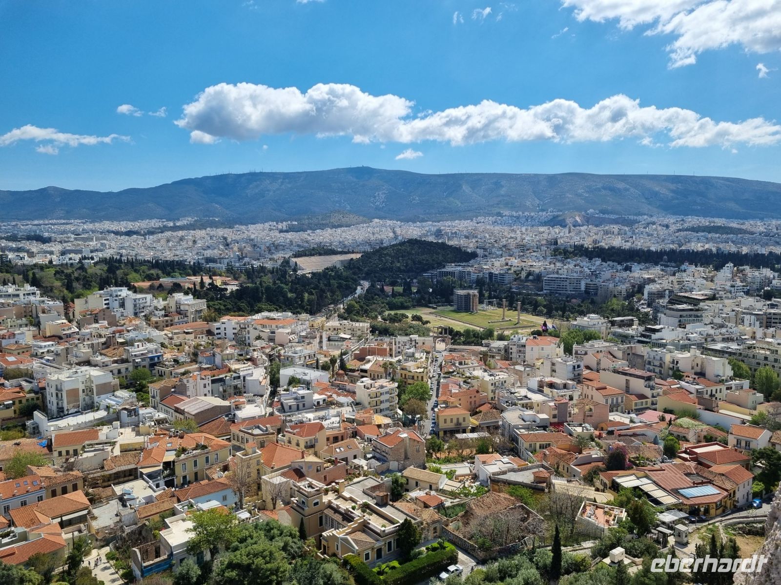Athen - Ausblick von der Akropolis...