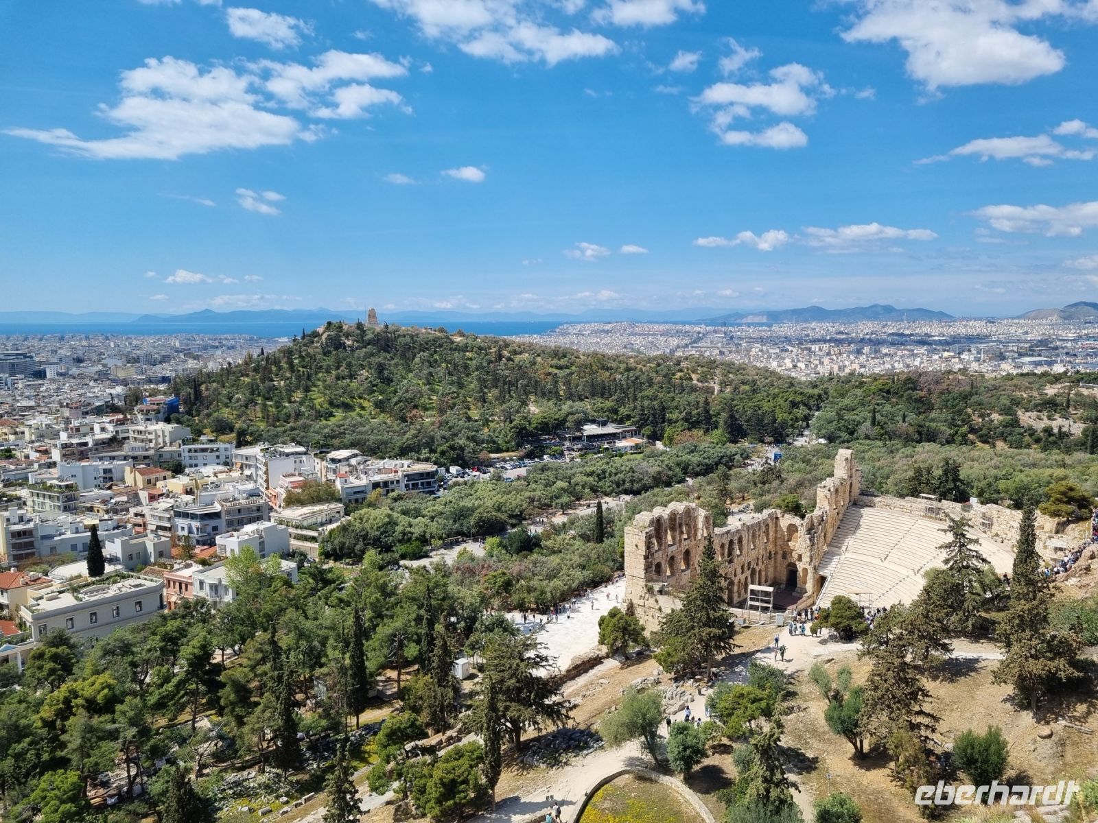 Athen - Ausblick von der Akropolis...