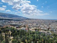 Athen - Ausblick von der Akropolis zum Akropolis-Museum