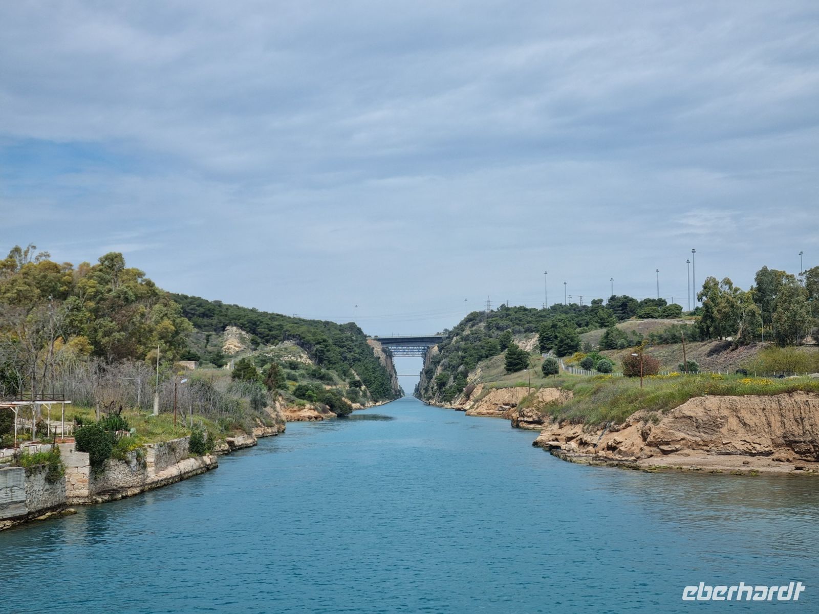 Schifffahrt durch den Kanal von Korinth