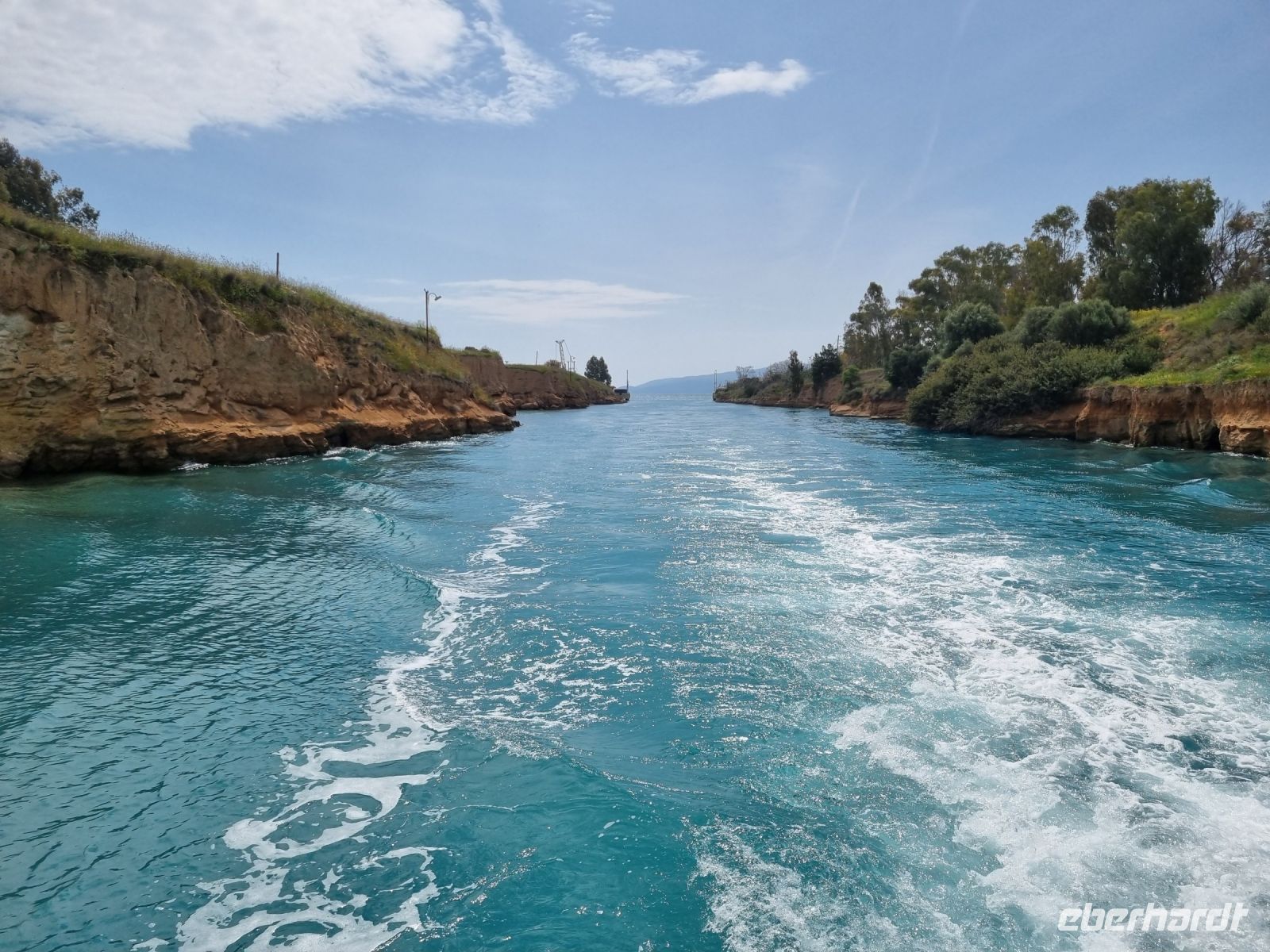 Schifffahrt durch den Kanal von Korinth 