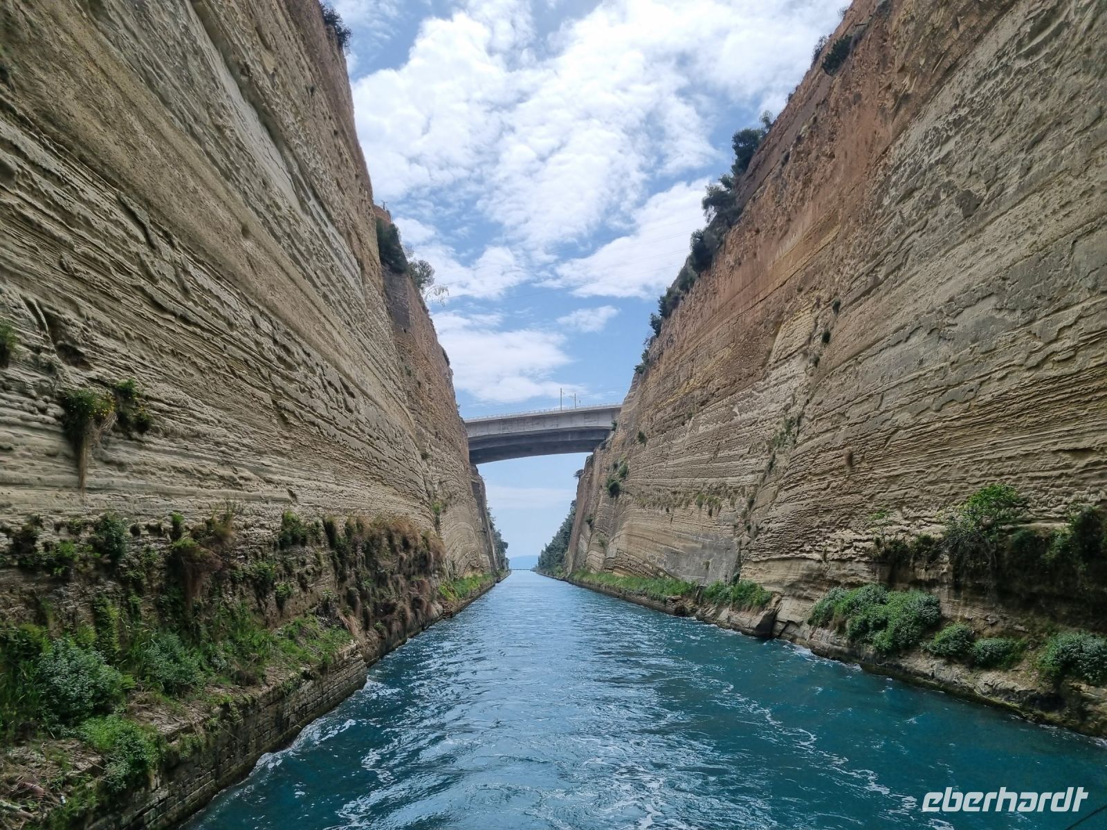 Schifffahrt durch den Kanal von Korinth 