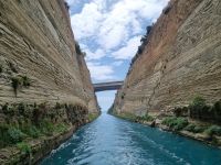 Schifffahrt durch den Kanal von Korinth 