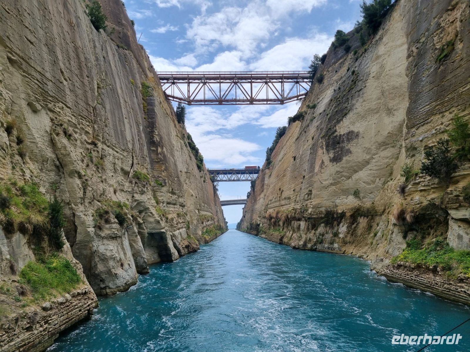 Schifffahrt durch den Kanal von Korinth 