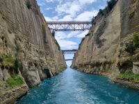 Schifffahrt durch den Kanal von Korinth 