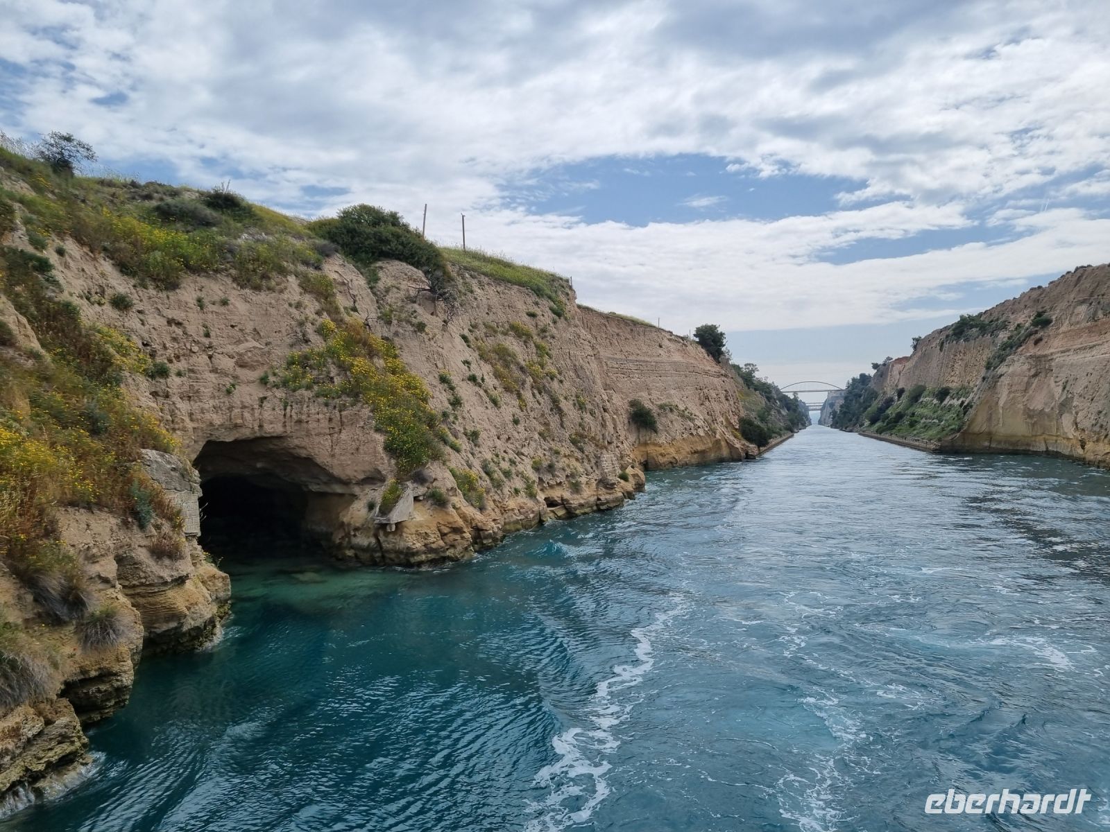Schifffahrt durch den Kanal von Korinth 
