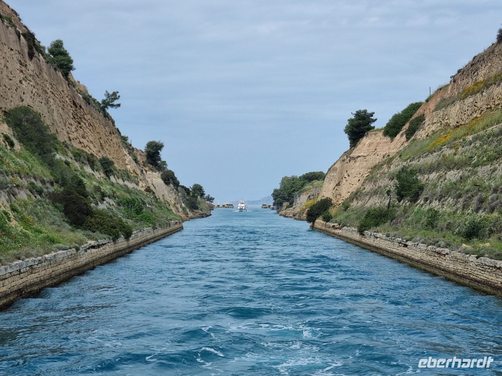 Schifffahrt durch den Kanal von Korinth 