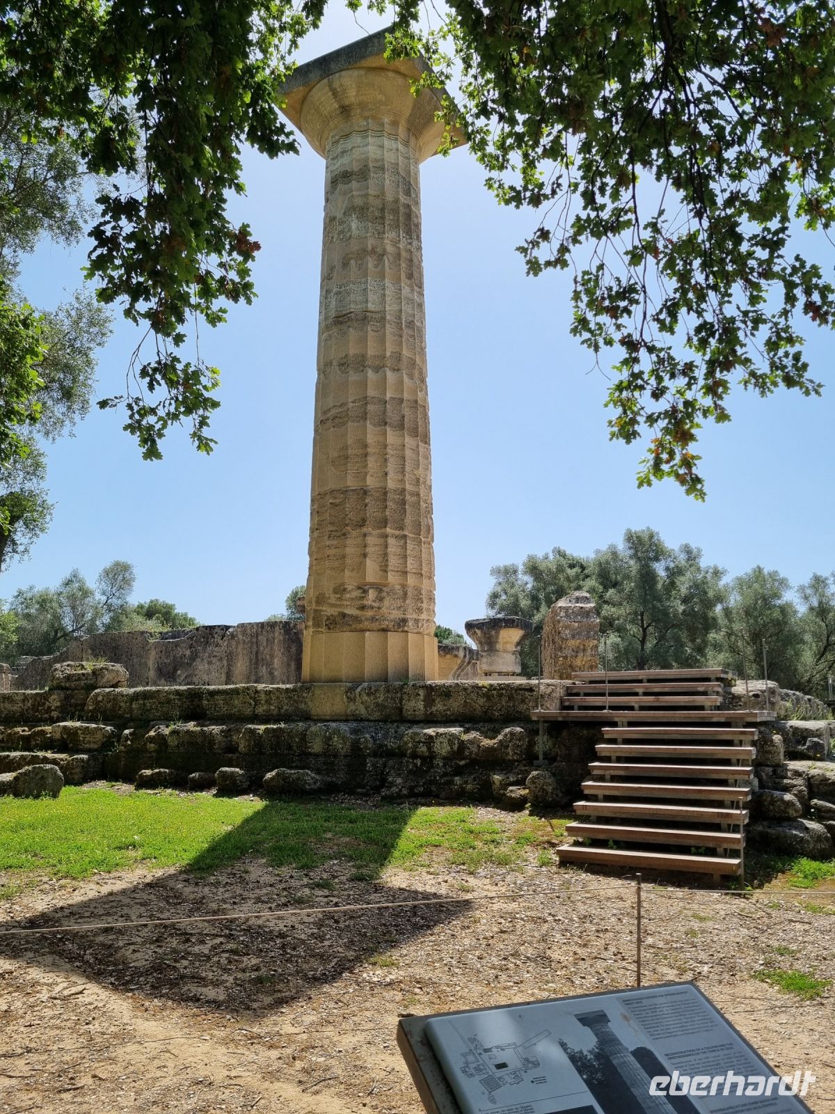 Olympia - Säule des Zeus-Tempels