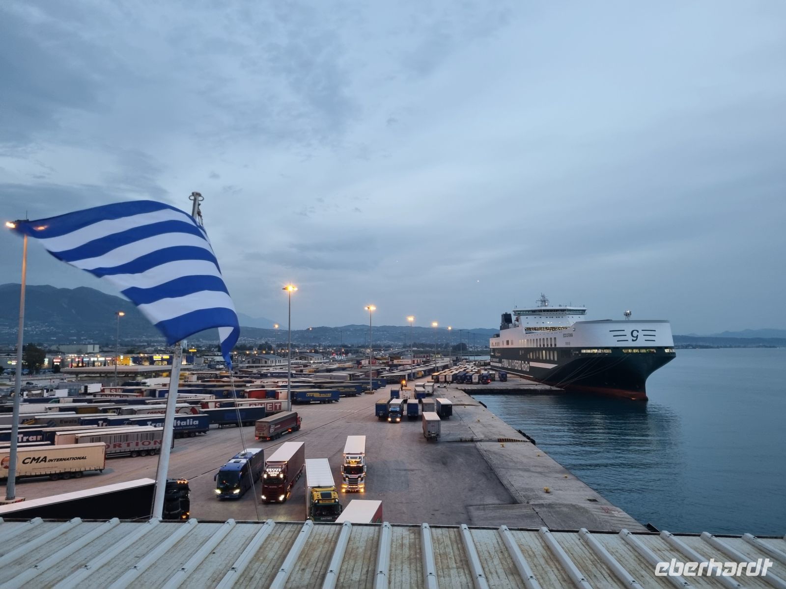 Abschied von Griechenland in Patras
