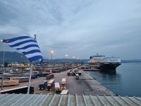 Abschied von Griechenland in Patras