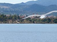 Insel Ägina Blick von Fähre