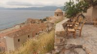 Monemvasia Griechenland Café mit Blick