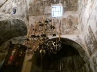 Kirche im Kloster Mega Spileo mit Fresken