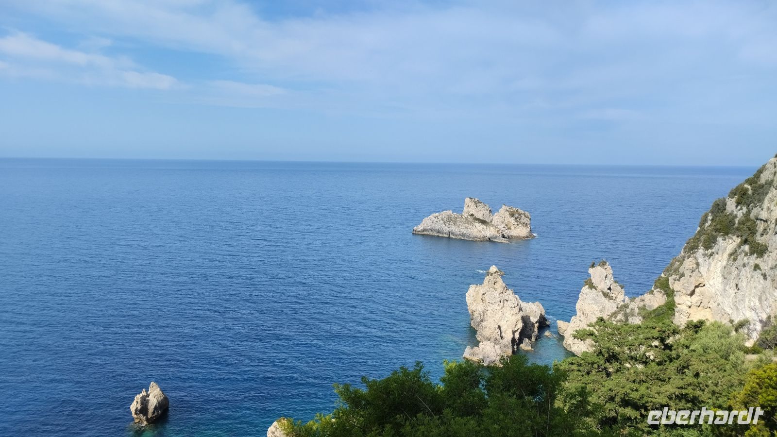 Der Blick von Paleokastritsa