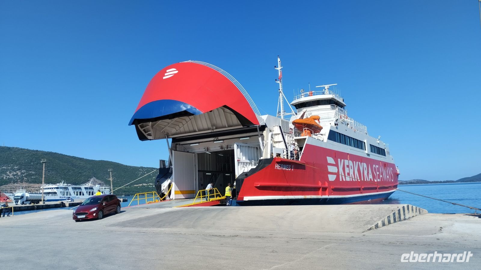 Unsere Fähre in Igloumenitsa