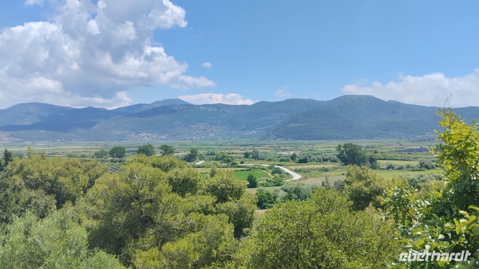 Der Blick von der Orakelstätte