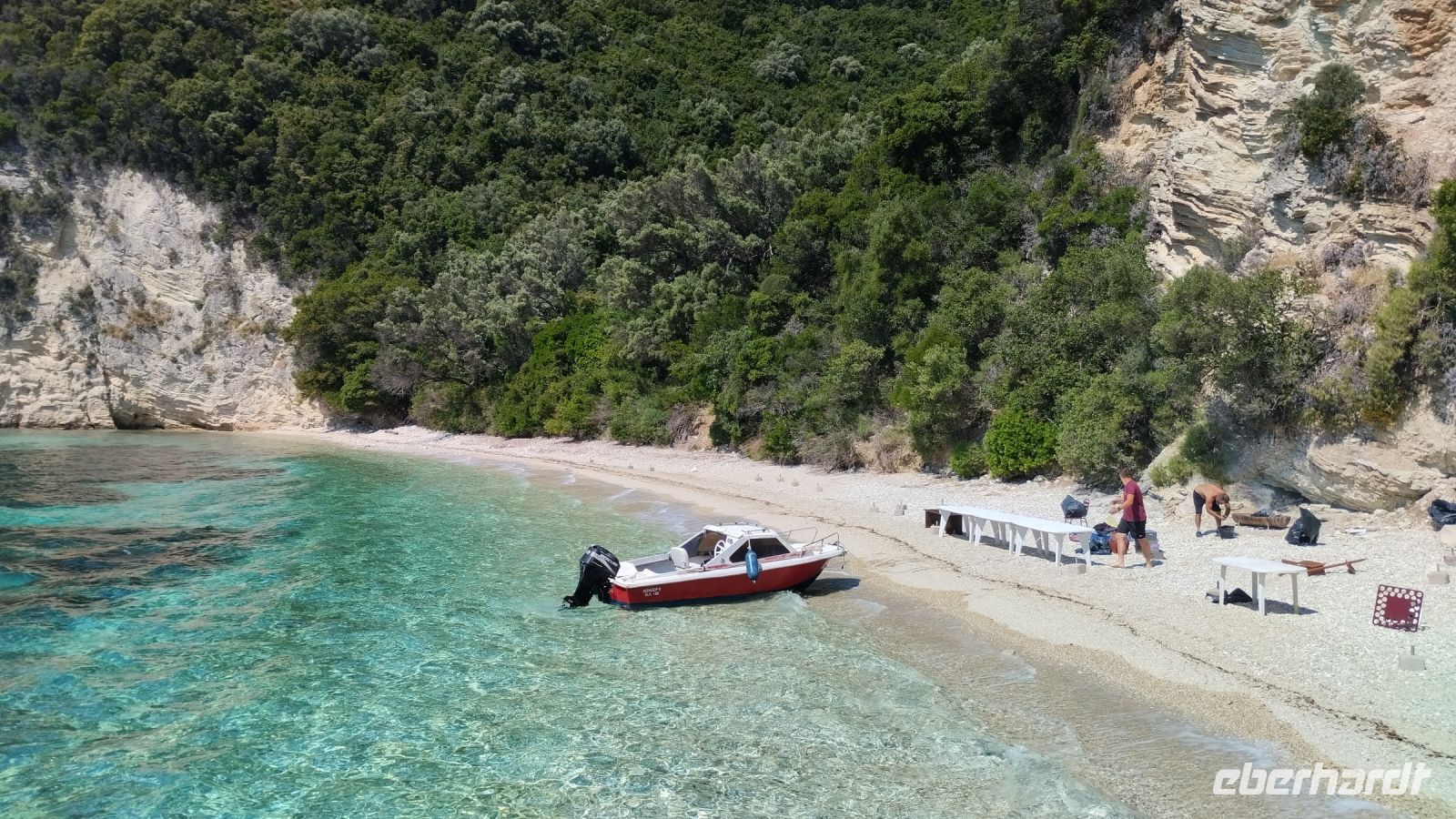 Erster Badestopp - Porto Katsiki